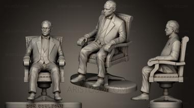 Statues of famous people (STKC_0255) 3D model for CNC machine